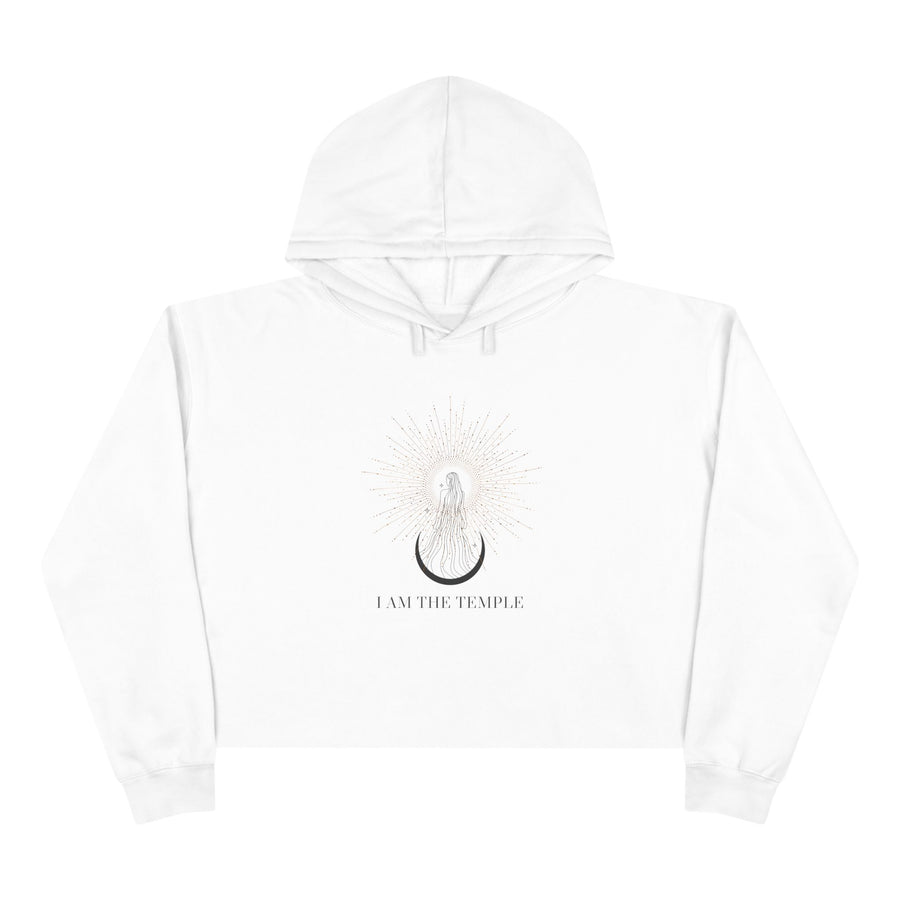 I Am The Temple | Crop Hoodie