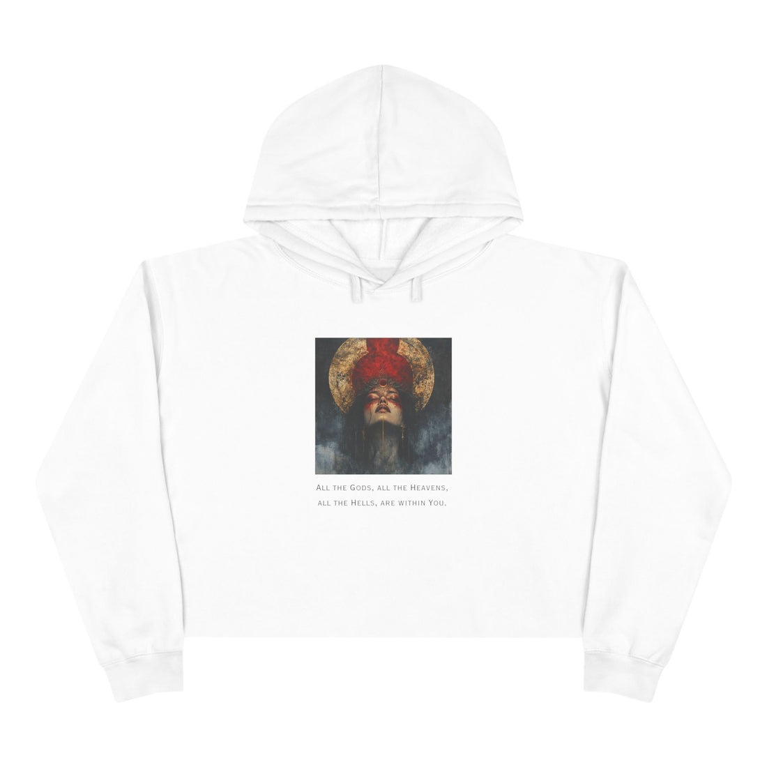 All The Gods | Crop Hoodie