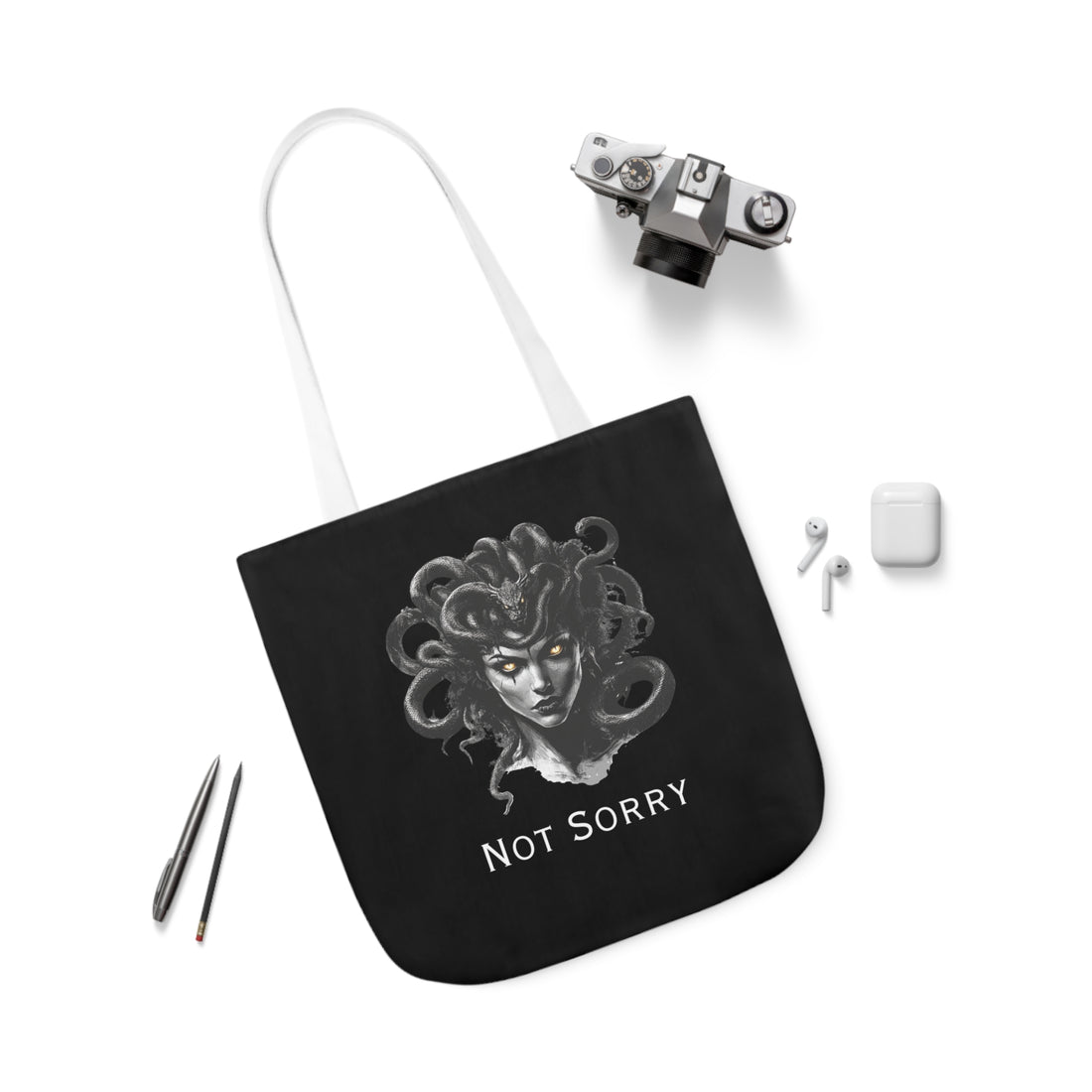 Medusa 2.0 | Canvas Tote | Black