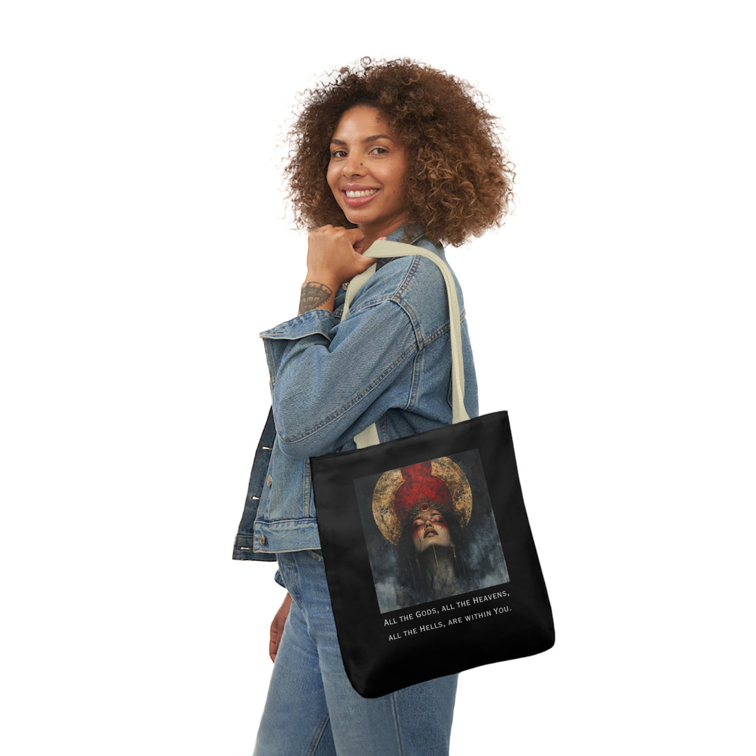 All The Gods | Canvas Tote | Black