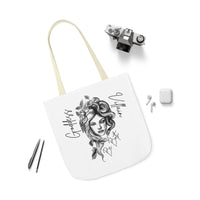 Goddess | Villain | Be Both | Canvas Tote | White