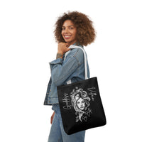 Goddess | Villain | Be Both | Canvas Tote | Black