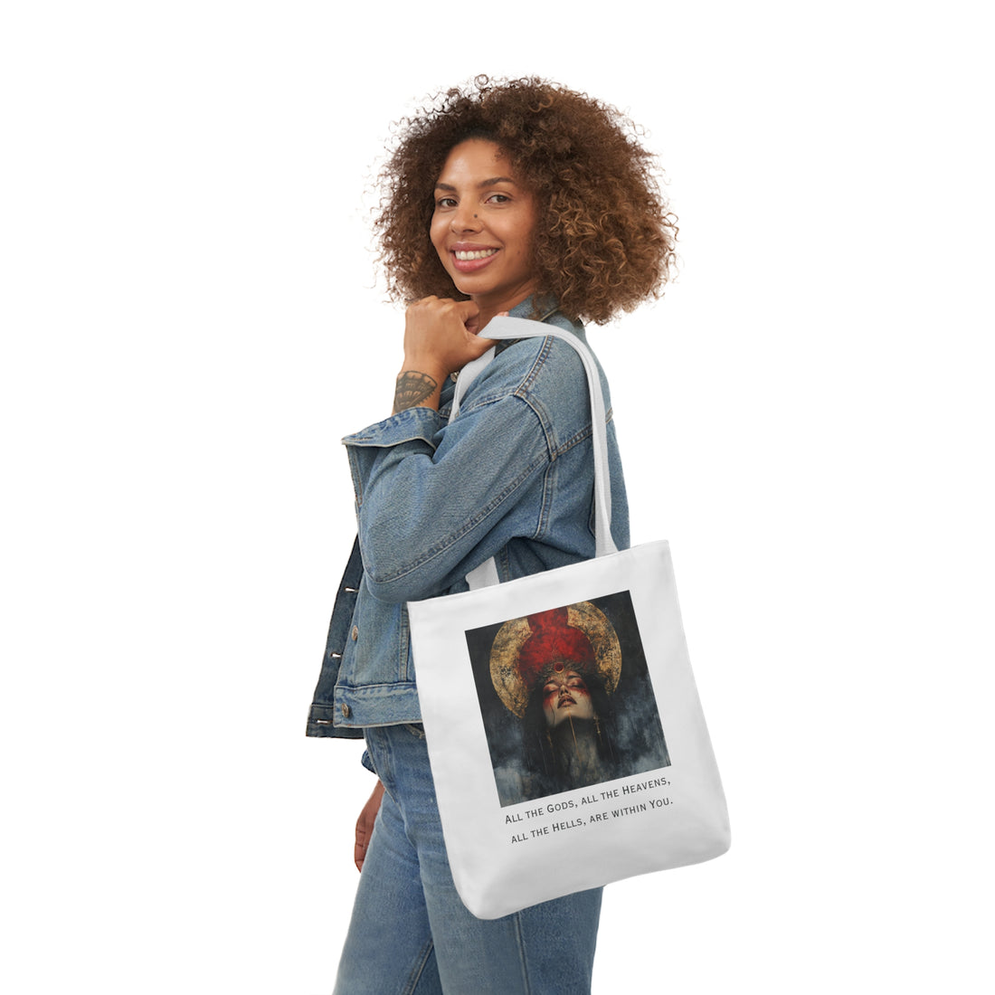 All The Gods | Canvas Tote | White