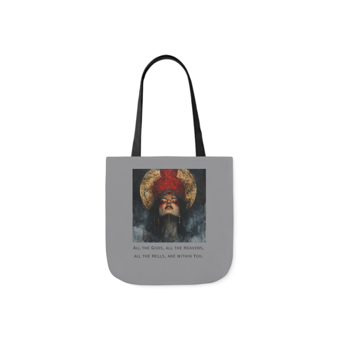 All The Gods | Canvas Tote | Gray