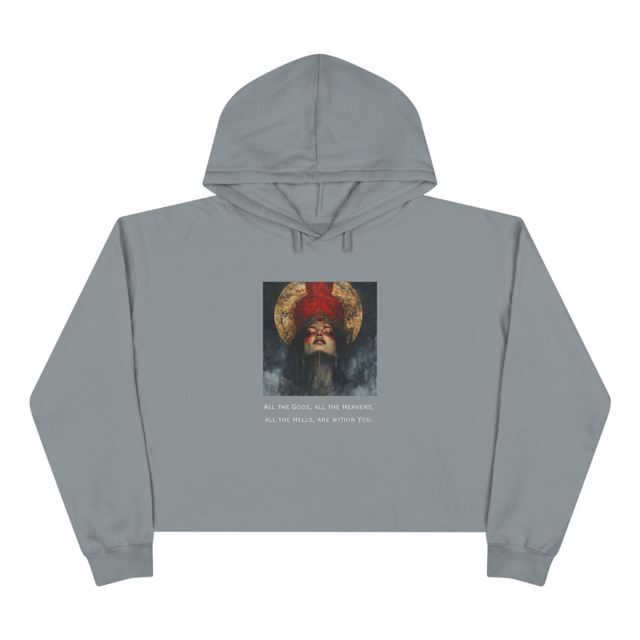 All The Gods | Crop Hoodie