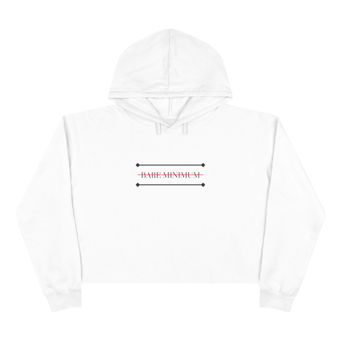 Bare Minimum | Crop Hoodie