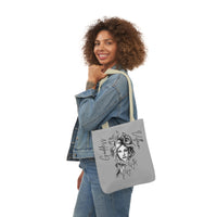 Goddess | Villain | Be Both | Canvas Tote | Gray