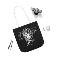 Goddess | Villain | Be Both | Canvas Tote | Black