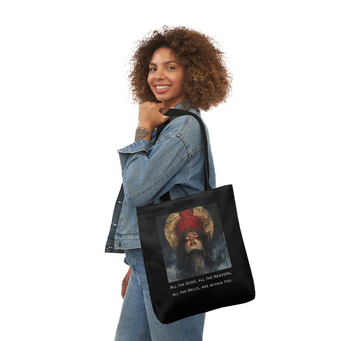 All The Gods | Canvas Tote | Black