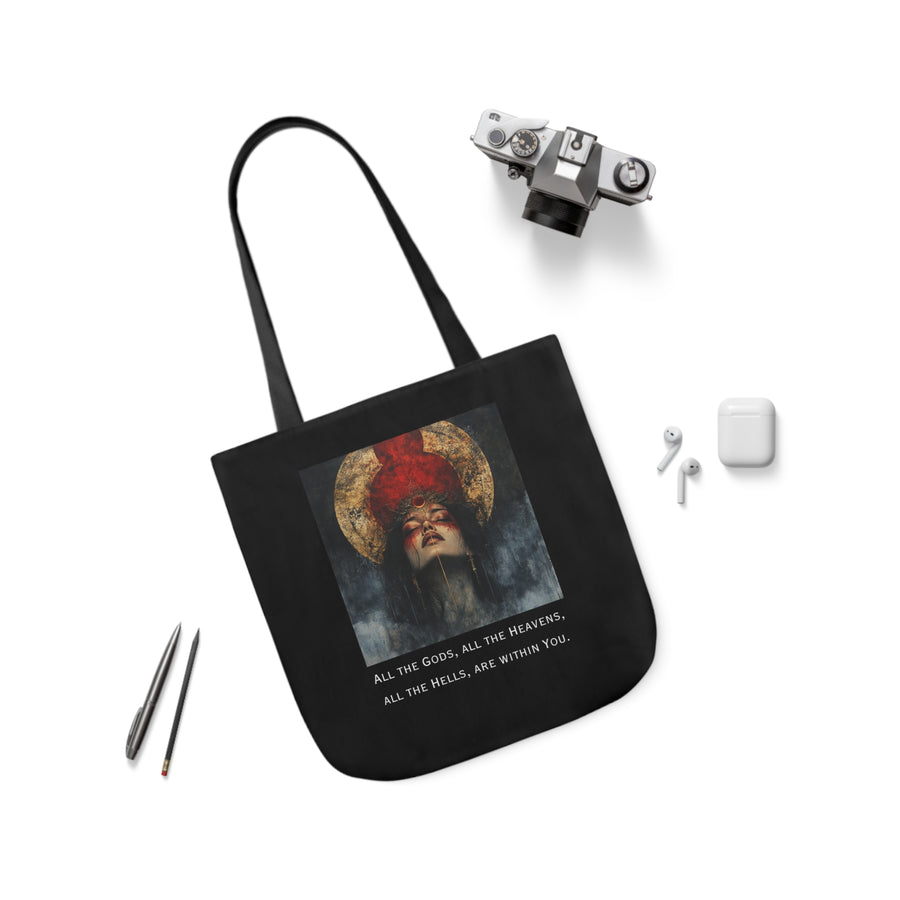 All The Gods | Canvas Tote | Black