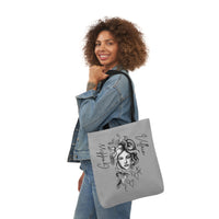 Goddess | Villain | Be Both | Canvas Tote | Gray