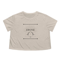 Divine | Flowy Crop Tee