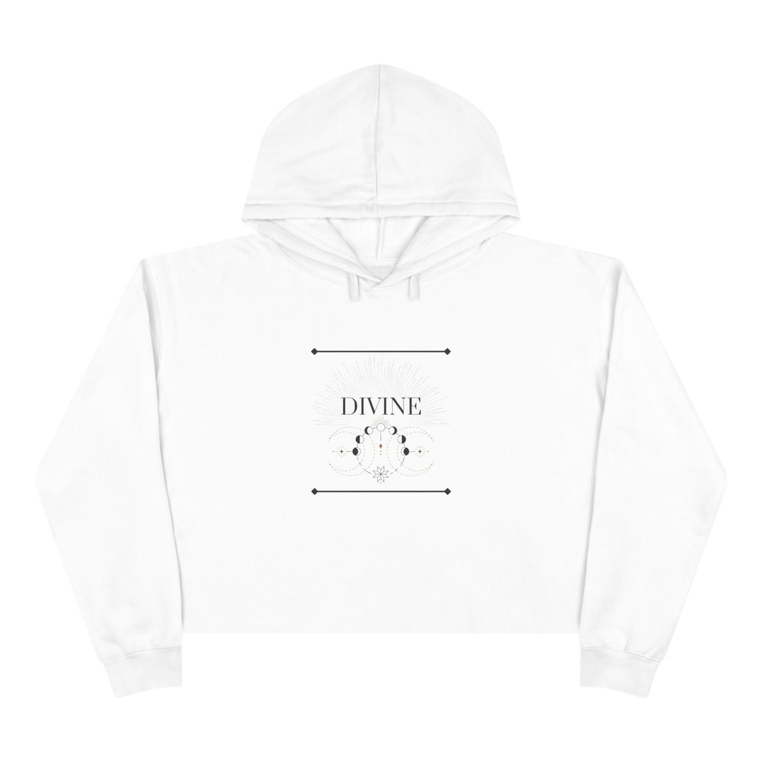 Divine | Crop Hoodie