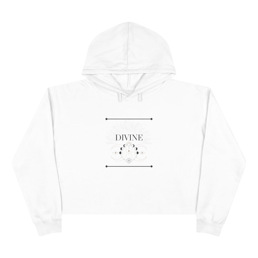 Divine | Crop Hoodie