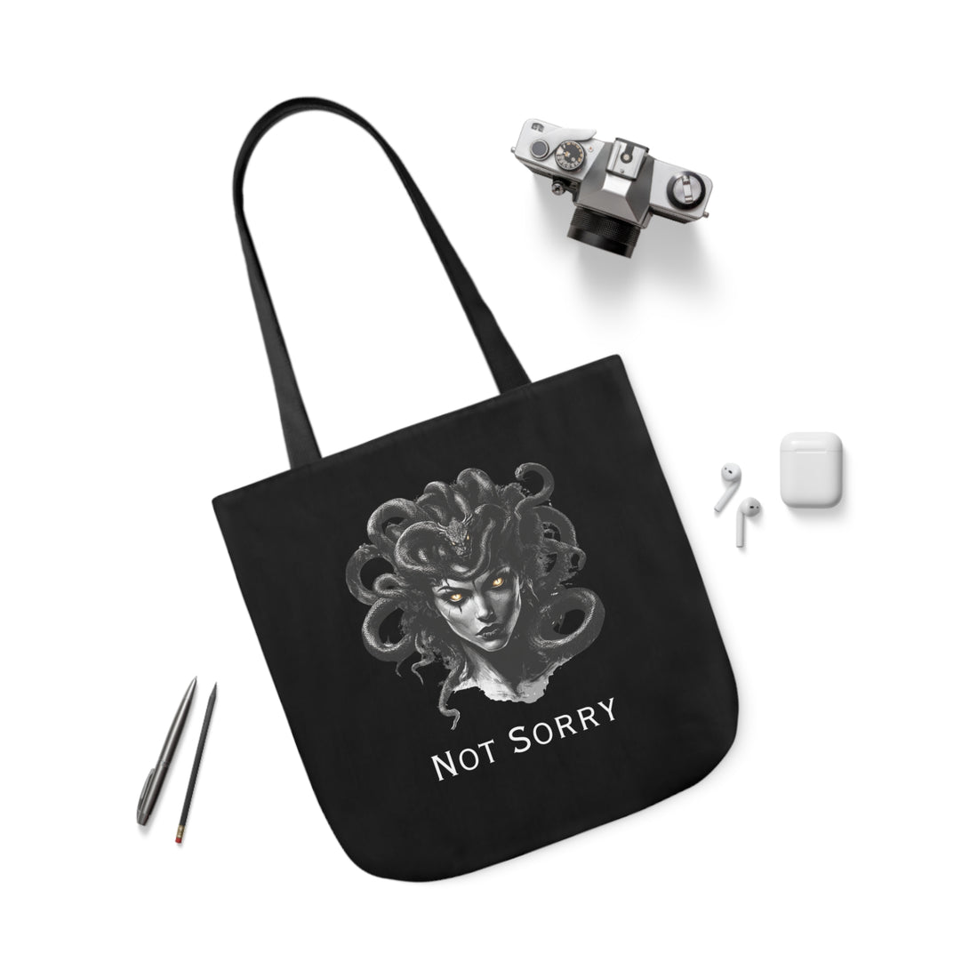 Medusa 2.0 | Canvas Tote | Black