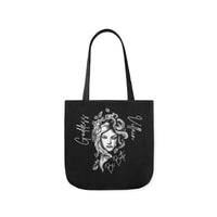 Goddess | Villain | Be Both | Canvas Tote | Black