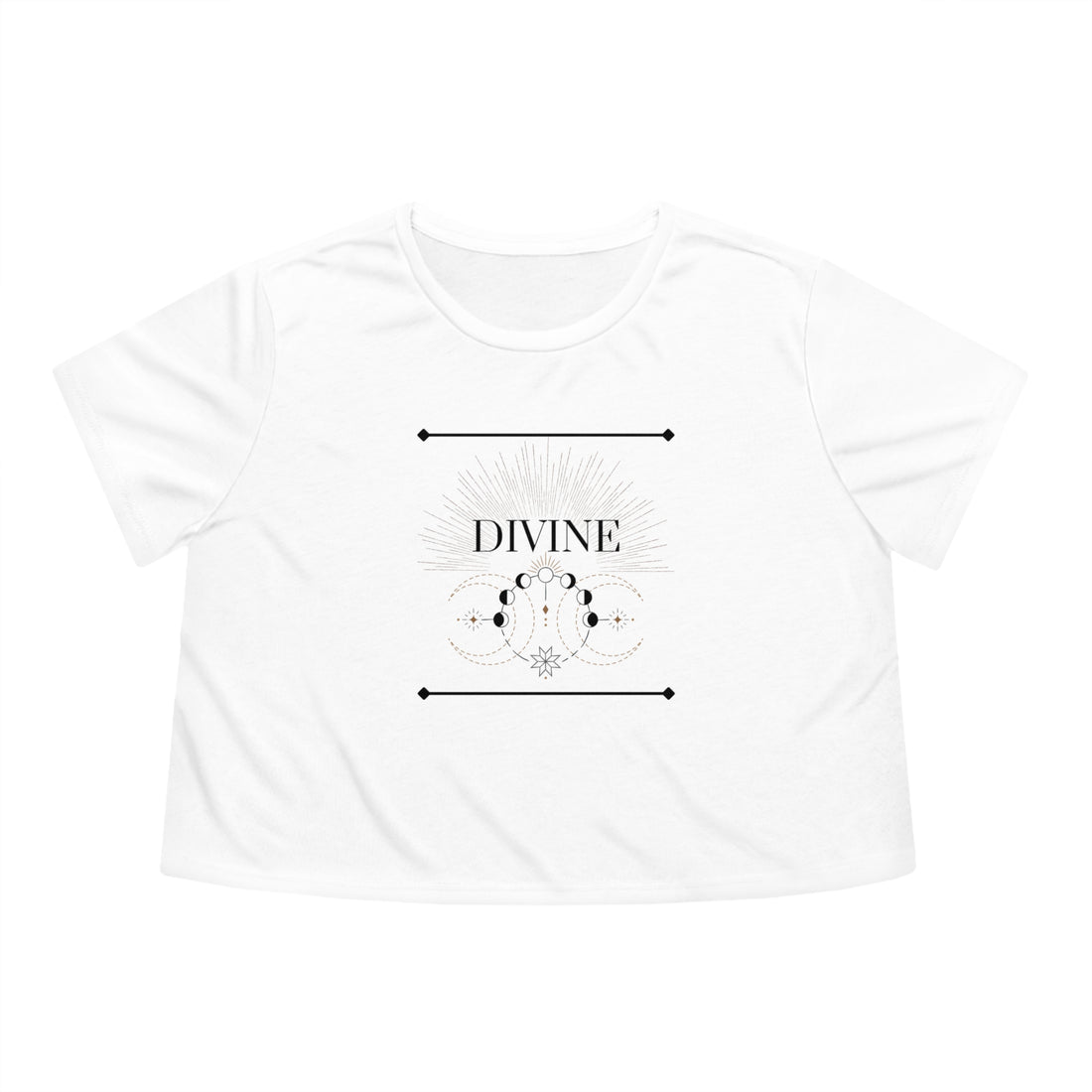 Divine | Flowy Crop Tee