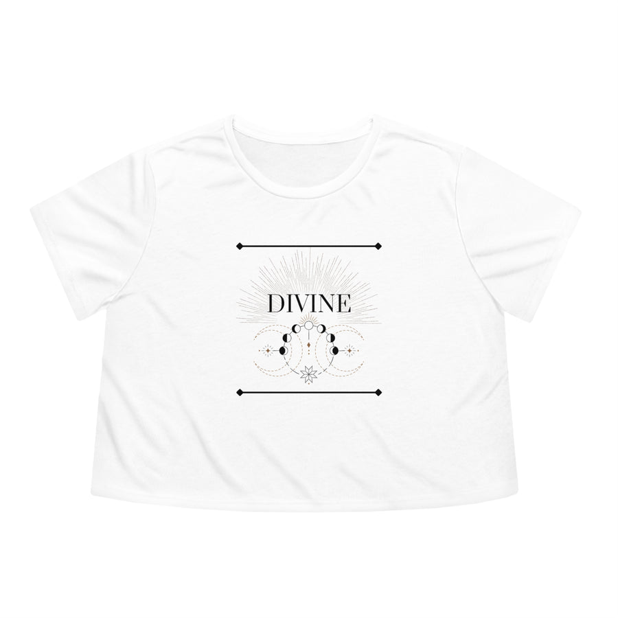 Divine | Flowy Crop Tee