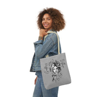 Goddess | Villain | Be Both | Canvas Tote | Gray