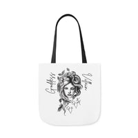 Goddess | Villain | Be Both | Canvas Tote | White