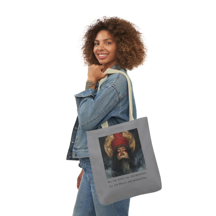 All The Gods | Canvas Tote | Gray