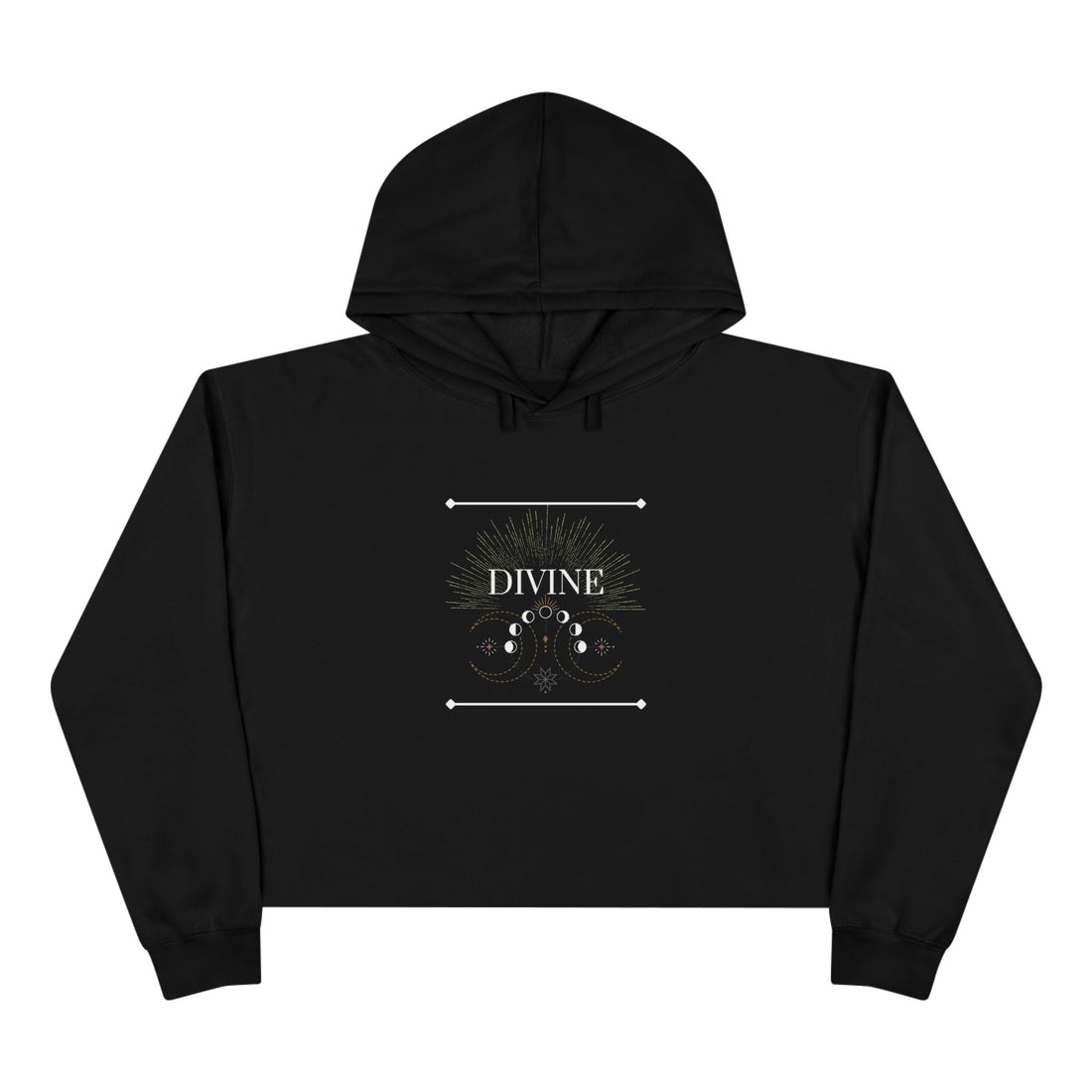 Divine | Crop Hoodie