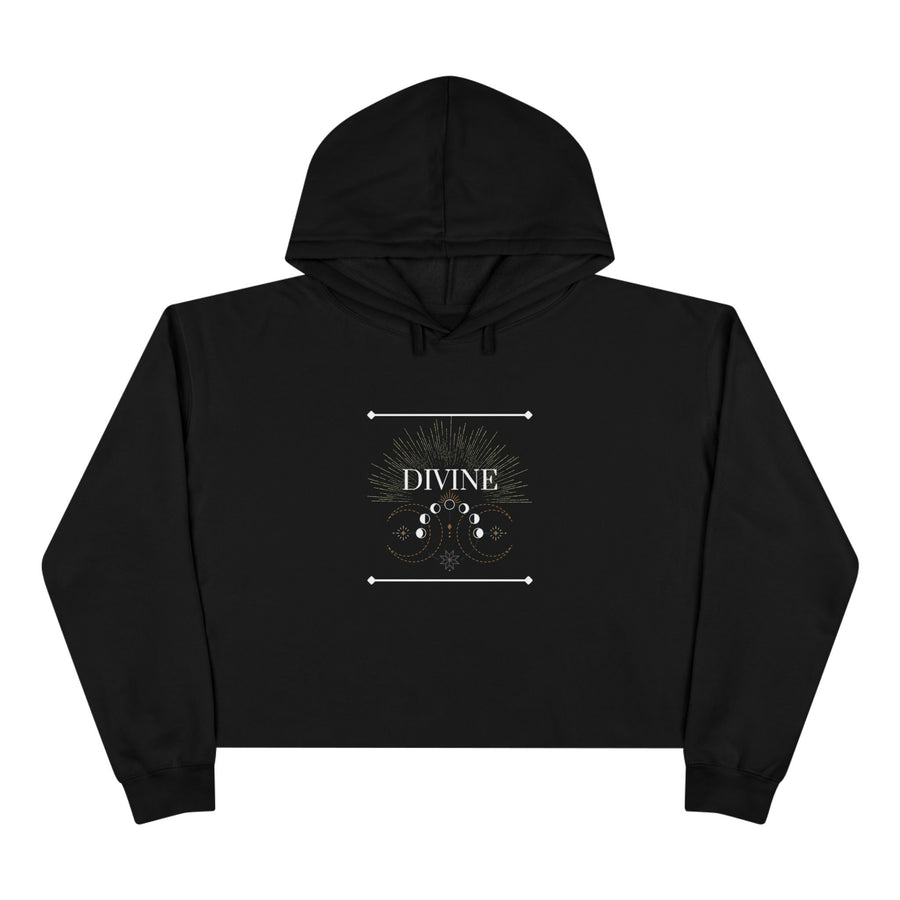 Divine | Crop Hoodie