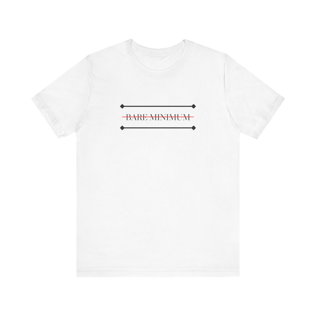 Bare Minimum | Soft Jersey Tee