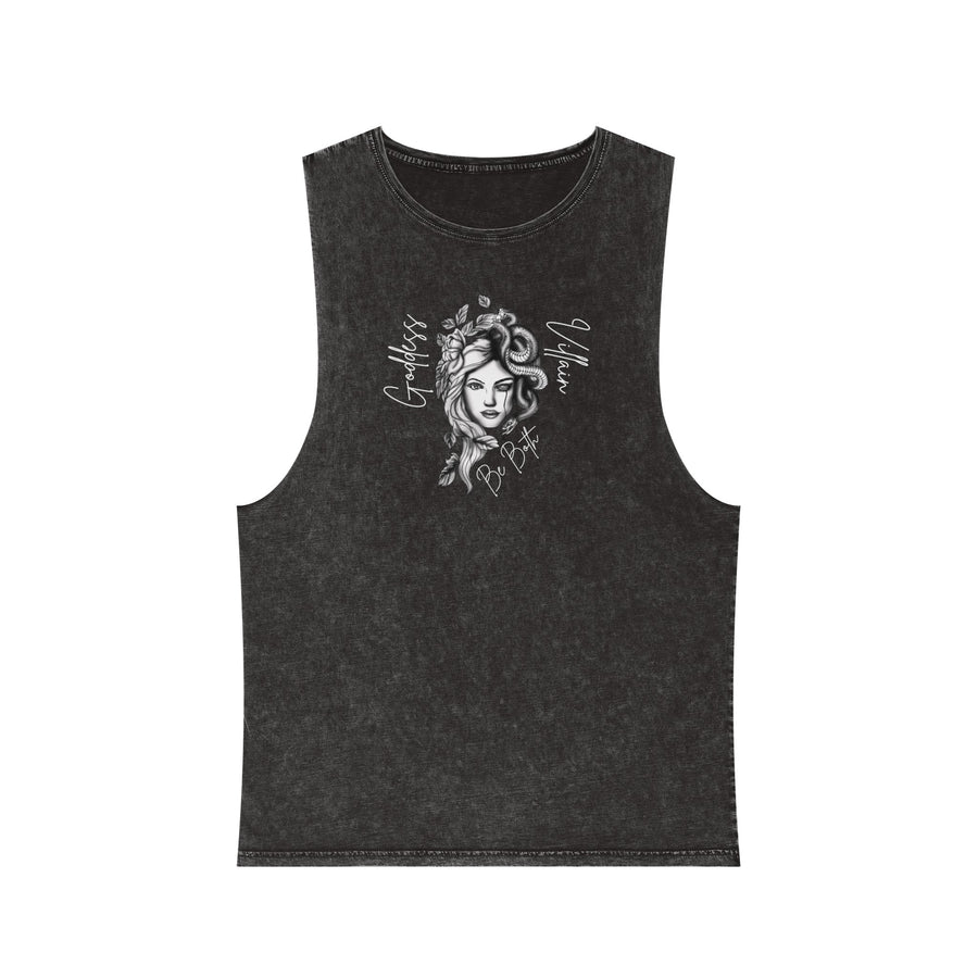 Goddess | Villain | Be Both | Stonewash Tank