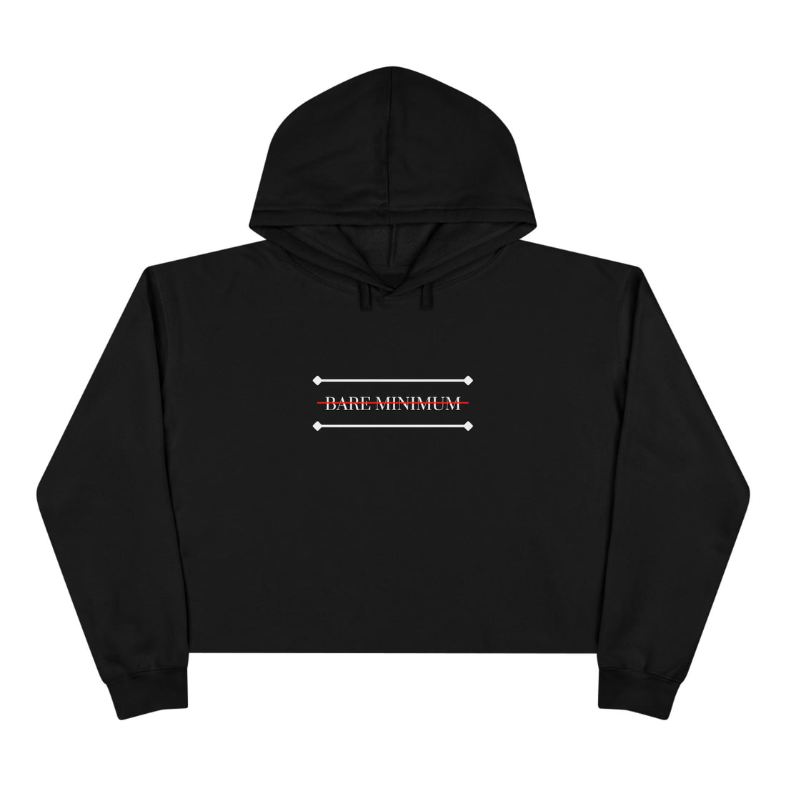 Bare Minimum | Crop Hoodie