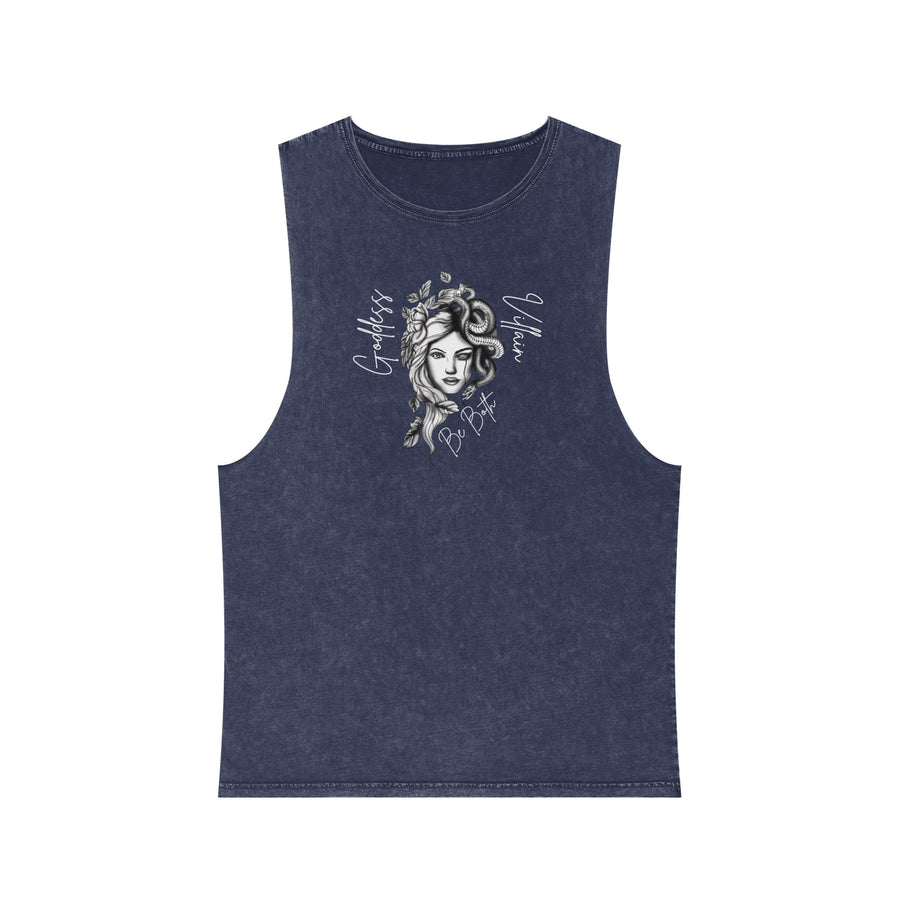 Goddess | Villain | Be Both | Stonewash Tank