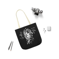 Goddess | Villain | Be Both | Canvas Tote | Black