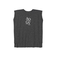 ADGV Logo | I Am The Temple  |  Rolled Cuff Muscle Tee