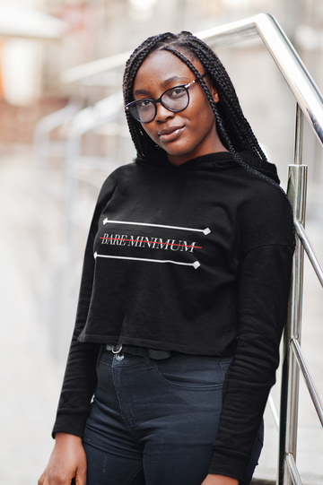 Bare Minimum | Crop Hoodie