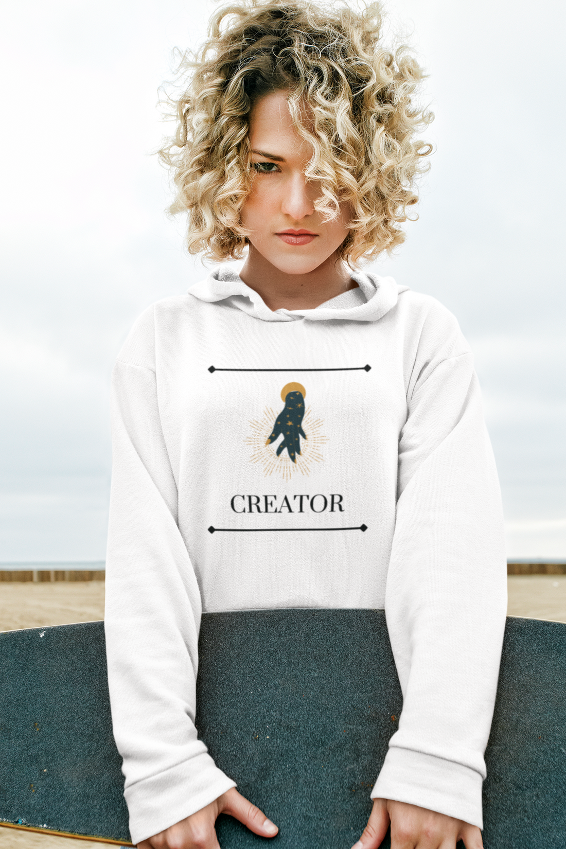 Creator | Crop Hoodie