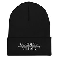 Goddess | Villain | Embroidered Knit Beanie