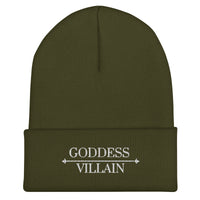 Goddess | Villain | Embroidered Knit Beanie