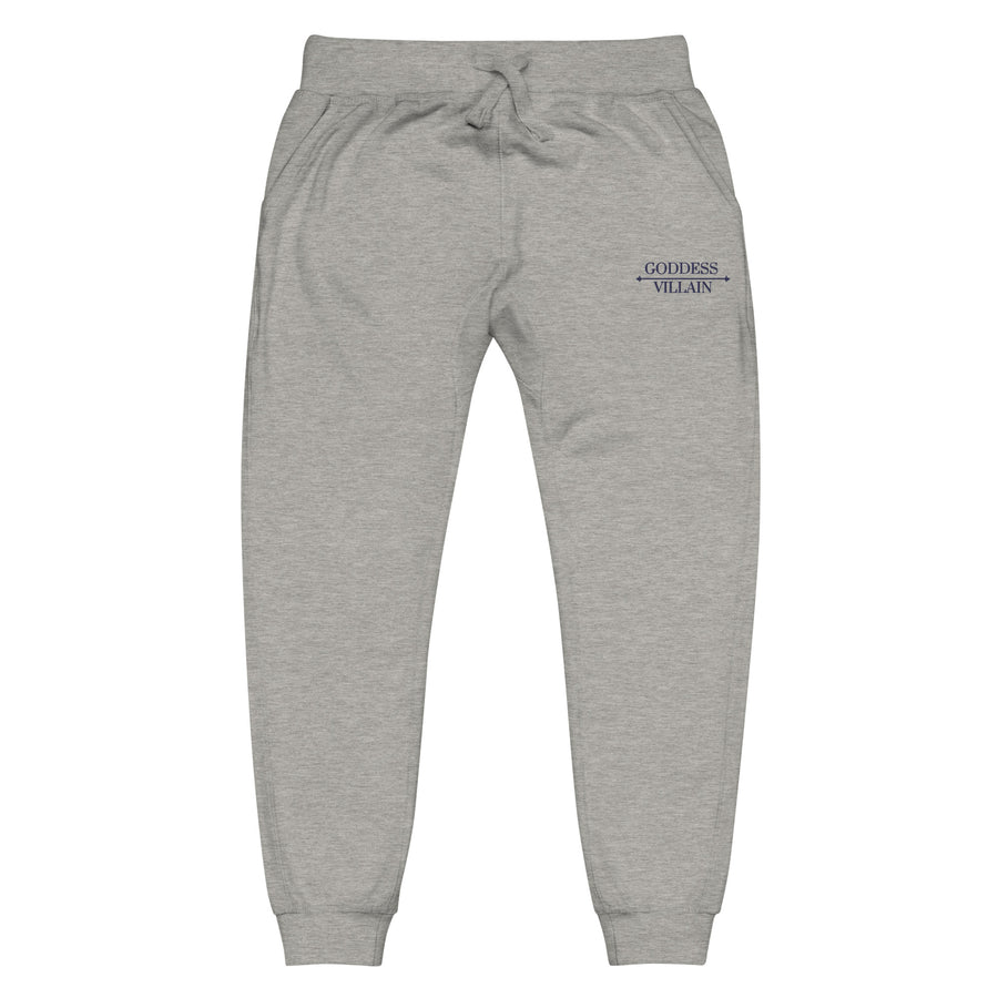 Goddess | Villain Embroidered Fleece Sweatpants