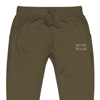 Be The Villain | Embroidered Fleece Sweatpants