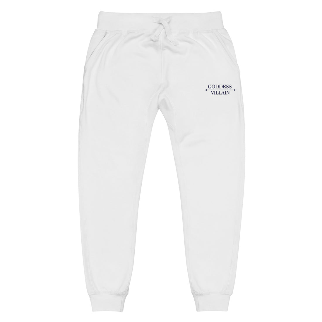 Goddess | Villain Embroidered Fleece Sweatpants