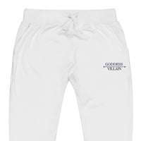 Goddess | Villain Embroidered Fleece Sweatpants