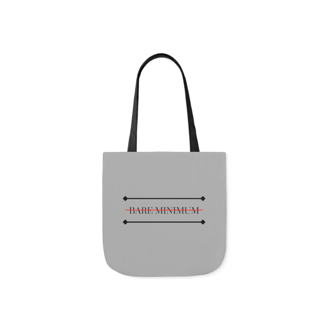 Bare Minimum | Canvas Tote | Light Gray