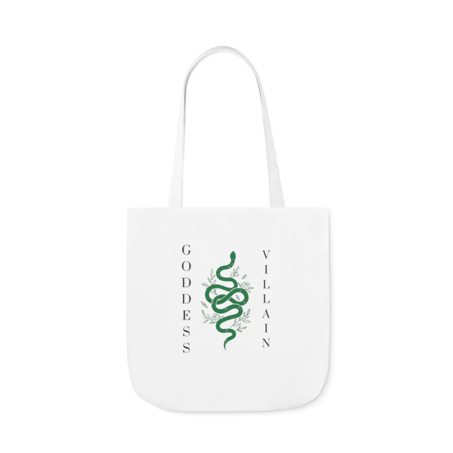 Serpent | Canvas Tote | White