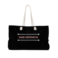 Bare Minimum | Weekender Bag | Black