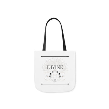 Divine | Canvas Tote | White