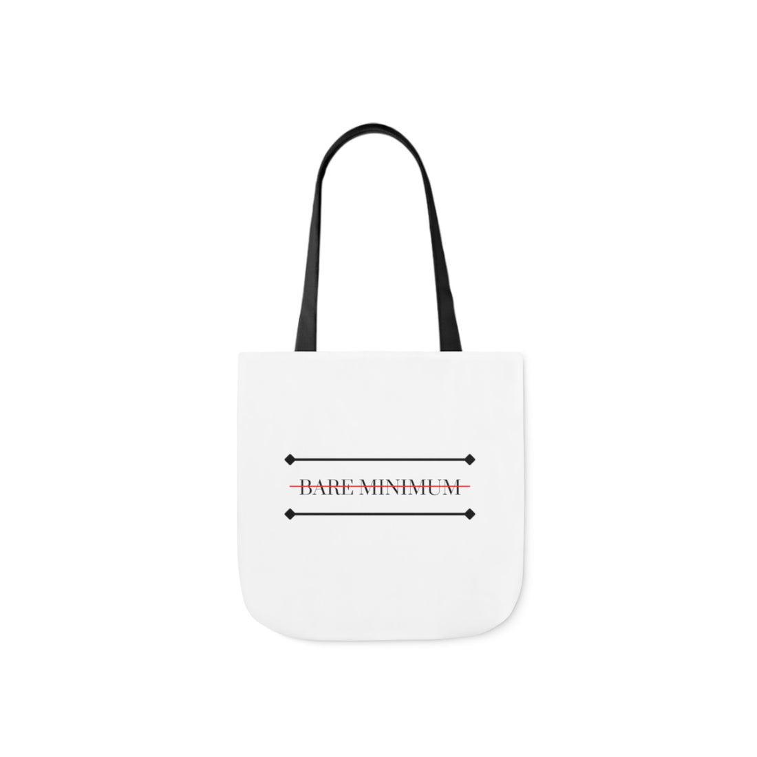 Bare Minimum | Canvas Tote | White