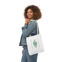 Serpent | Canvas Tote | White