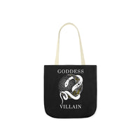 Serpent & Moon | Canvas Tote | Black