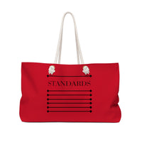 STANDARDS | Weekender Bag | Dark Red