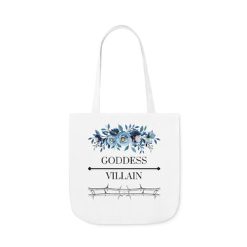 Flowers & Thorns | Canvas Tote | White